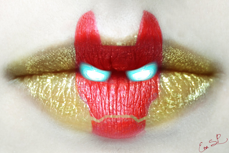 Illustration for article titled This incredible, spooky Lip Art is perfect for October